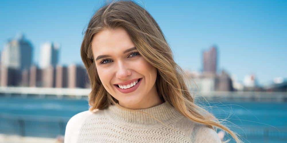 Beautiful Girl Smiling At The Camera