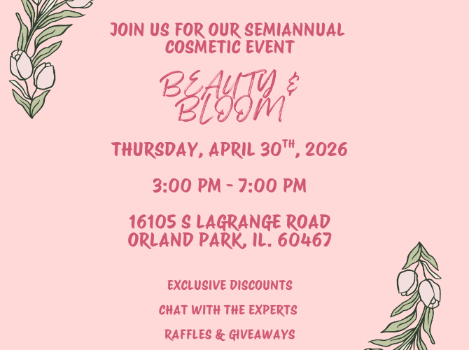 Skin MD’s Semiannual Cosmetic Day – Bloom & Beauty!